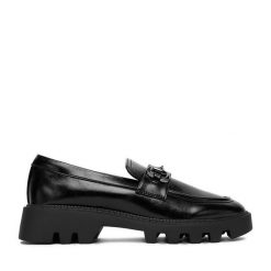 Loafersy DeeZee. Czarne mokasyny damskie DeeZee. Za 159.99 zł.