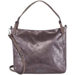 Tamaris Torebka Damska Ashley Hobo Bag L 2822182-395 Dark Brown Comb. Brązowe torebki do ręki damskie marki Tamaris. W wyprzedaży za 196.00 zł.