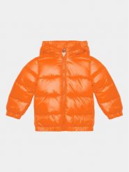 Guess Kurtka puchowa N3BL03 WEGY0 Pomarańczowy Regular Fit. Brązowe kurtki i płaszcze dla chłopców Guess, z aplikacjami, z puchu, bez kaptura. Za 379.99 zł.