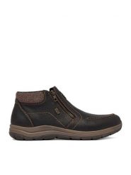 Rieker Botki CEO-03660-25 Brązowy ciemny. Brązowe botki męskie Rieker, bez wzorów, ze skóry, bez zapięcia. Za 449.99 zł.