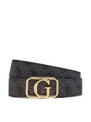 Guess Pasek Damski BW9184 P4435 Czarny. Czarne paski damskie Guess, z aplikacjami, ze skóry. Za 179.99 zł.