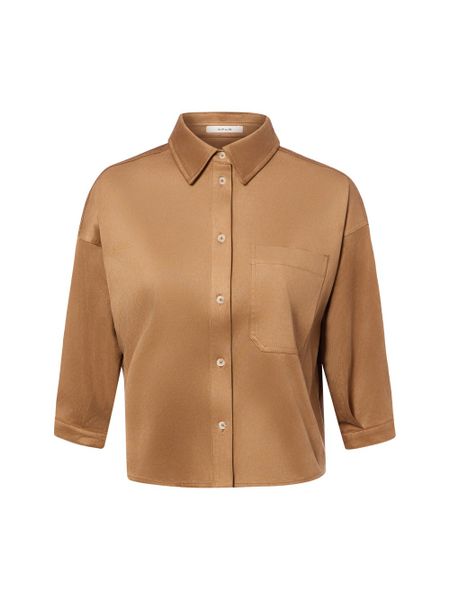 Opus Bluzka Kobiety brązowy, M. Brązowe bluzki damskie Opus, m, bez wzorów, bez kołnierzyka, bez ramiączek. Za 399.95 zł.