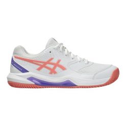Asics Gel-Dedicate 8 Białe Buty dla Kobiet. Białe obuwie sportowe damskie Asics, bez wzorów, z gumy. Za 379.10 zł.