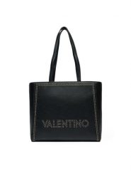 Valentino Torebka Shine VBS8AI01 Czarny. Czarne torebki do ręki damskie Valentino, bez wzorów, ze skóry, bez dodatków. Za 549.99 zł.