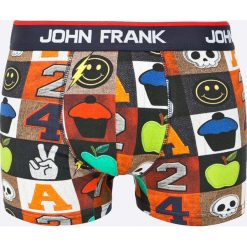 John Frank - Bokserki Digital World. Brązowe bokserki męskie marki John Frank, z bawełny. W wyprzedaży za 39.90 zł.
