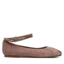 Baleriny Alma En Pena. Czerwone baleriny damskie Alma en Pena, bez wzorów, bez obcasa. Za 399.99 zł.