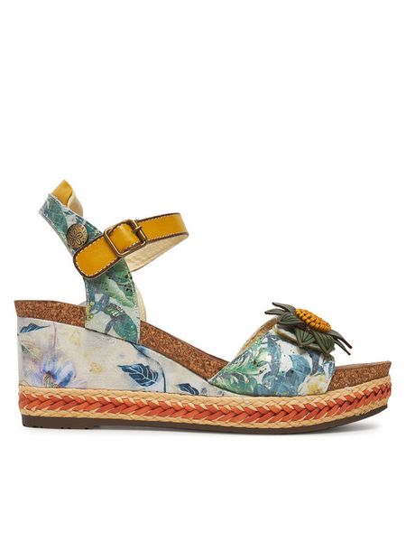 Laura Vita Espadryle Facyo 06 Kolorowy. Sandały damskie Laura Vita, bez wzorów, ze skóry, bez obcasa, bez zapięcia. Za 259.99 zł.
