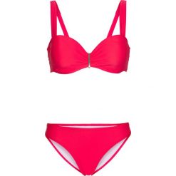 Bikini na fiszbinach (2 części) bonprix koralowy. Czerwone bikini damskie bonprix. Za 109.99 zł.