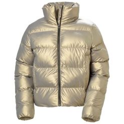 Kurtka damska Helly Hansen Jade Puffer. Żółte kurtki damskie Helly Hansen, bez wzorów, z puchu, bez kaptura. W wyprzedaży za 648.70 zł.