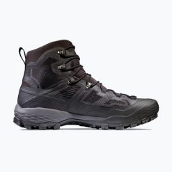 Buty trekkingowe męskie Mammut Ducan High GTX. Czarne trekkingi męskie Mammut, trekkingowe. Za 689.99 zł.