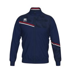 Kurtka z dresu Errea Erick. Niebieskie kurtki męskie ERREA, m, z aplikacjami, z dresówki, sportowe, bez kaptura. Za 238.50 zł.