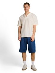Tom Tailor Denim koszulka polo Mężczyźni Bawełna (100%) biały, S. Białe koszulki polo męskie Tom Tailor Denim, m, bez wzorów, z bawełny, bez ramiączek. Za 149.95 zł.