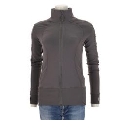 Second life - Kurtka damska Micro-Rib szara - Jak nowy. Szare kurtki damskie LULULEMON, l, bez wzorów, z materiału, bez kaptura, na fitness i siłownię. Za 212.96 zł.