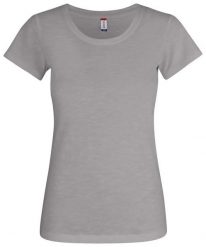 Clique Slub-T Women koszulka damska 100% bawełna slub – grey. Szare t-shirty damskie CLIQUE, xs, bez wzorów, z bawełny, bez kołnierzyka. Za 116.62 zł.