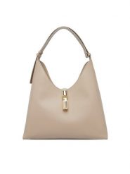 Furla Torebka Goccia M WB01499 BX3104 KH 4488S Beżowy. Brązowe torebki do ręki damskie Furla, bez wzorów, ze skóry, bez dodatków. Za 1,269.00 zł.