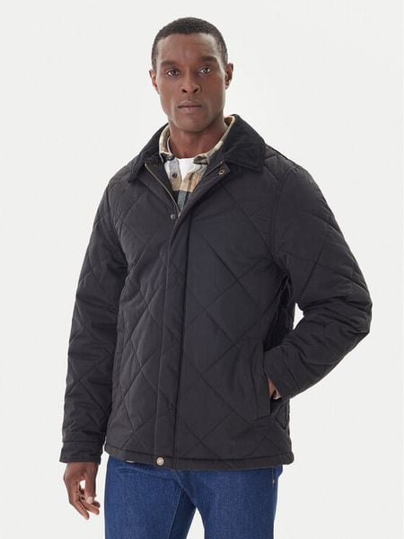 Hunter Kurtka przejściowa Ardwell HARM0003252 Czarny Regular Fit. Czarne kurtki męskie Hunter, m, bez wzorów, z syntetyku, bez kaptura. Za 729.99 zł.