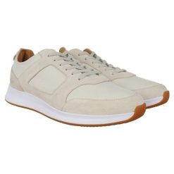 Trampki Męskie Joggeur. Brązowe trampki męskie Lacoste, bez wzorów, bez zapięcia. Za 702.99 zł.