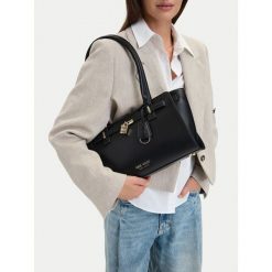 Torebka Nine West. Czarne torebki do ręki damskie Nine West, bez wzorów, klasyczne, bez dodatków. Za 279.99 zł.