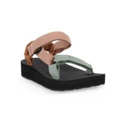 Buty do chodzenia damskie Teva Cym Midform Universal W. Brązowe obuwie sportowe damskie Teva, bez wzorów, z materiału, bez obcasa, bez zapięcia. Za 318.00 zł.