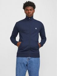 Jack & Jones Bluza Paulos 12250737 Granatowy Standard Fit. Niebieskie bluzy męskie Jack & Jones, m, bez wzorów, z bawełny, bez kaptura. Za 139.99 zł.