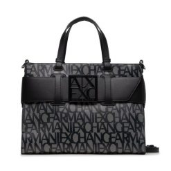Torebka Armani Exchange. Czarne torebki do ręki damskie Armani Exchange, bez wzorów, klasyczne, bez dodatków. Za 539.99 zł.