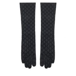 Rękawiczki Damskie Guess. Czarne rękawiczki damskie Guess, z aplikacjami, z dzianiny. Za 239.99 zł.
