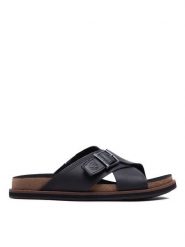 Timberland Klapki Amalfi Vibes Cross Slide TB0A2B65015 Czarny. Czarne klapki męskie Timberland, ze skóry. Za 269.99 zł.