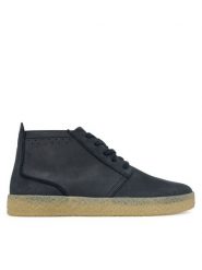 Clarks Trzewiki Streethill Mid 26183415 Granatowy. Niebieskie botki męskie Clarks, bez wzorów, z nubiku, bez zapięcia. Za 449.99 zł.