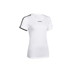 Koszulka do piłki ręcznej H100C biała damska. Białe t-shirty damskie ATORKA, xs, bez wzorów, z materiału, bez kołnierzyka. Za 34.99 zł.