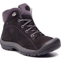 Śniegowce KEEN - Kaci Winter Mid Wp 1017465 Black/Magnet. Czarne kozaki damskie Keen, z materiału, bez obcasa. W wyprzedaży za 309.00 zł.