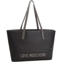 Torebka LOVE MOSCHINO - JC4063PP16LS000B Nero Galv.Nikel. Czarne torebki do ręki damskie Love Moschino, ze skóry ekologicznej. W wyprzedaży za 649.00 zł.