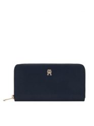 Tommy Hilfiger Portfel Th Icon Lrg Za Nylon AW0AW17750 Granatowy. Niebieskie portfele damskie Tommy Hilfiger, bez wzorów, z nylonu. Za 249.99 zł.
