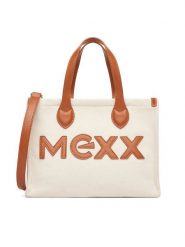 MEXX Torebka MEXX-L-002-07 Beżowy. Brązowe torebki do ręki damskie Mexx, bez wzorów, z materiału, bez dodatków. Za 139.99 zł.