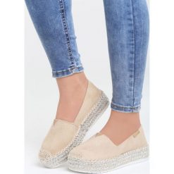 Beżowe Espadryle Orange Candy. Brązowe espadryle damskie Born2be, z materiału. Za 39.99 zł.