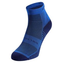 Skarpetki UNI ODLO Socks quarter PERFORMANCE RUN. Niebieskie skarpety damskie Odlo, bez wzorów, z elastanu. Za 69.99 zł.