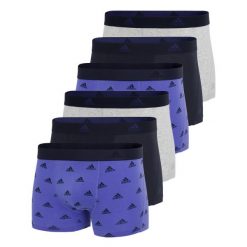 Bokserki Active Flex Cotton 6 pak. Bokserki męskie Adidas, z bawełny, bez zapięcia, na fitness i siłownię. Za 333.00 zł.