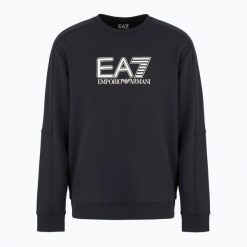 Bluza męska EA7 Emporio Armani Train Visibility T-Top. Niebieskie bluzy męskie EA7 Emporio Armani, m, bez wzorów, z bawełny, bez kaptura. Za 369.99 zł.
