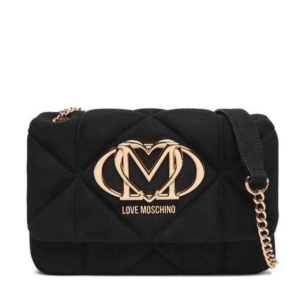 Torebka LOVE MOSCHINO. Czarne torebki do ręki damskie Love Moschino, bez wzorów, klasyczne, bez dodatków. Za 499.99 zł.