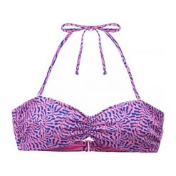 Bluzka Damska Samae Coral Bikini Top. Czerwone bluzki damskie AQUAWAVE, m, bez wzorów, bez kołnierzyka, bez ramiączek. Za 108.99 zł.