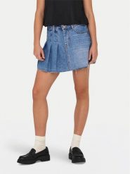 ONLY Spódnica jeansowa Kadie 15345569 Niebieski Regular Fit. Niebieskie spódnice damskie Only, m, bez wzorów, z bawełny. Za 139.99 zł.