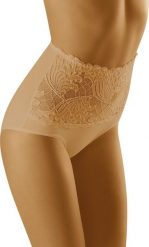 Wolbar Wol-Bar Kaja beżowy M Majtki figi modelujące. Brązowe figi damskie Wolbar, m, bez wzorów. Za 45.99 zł.