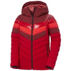 Damska kurtka puchowa Helly Hansen Imperial Puffy. Czerwone kurtki damskie Helly Hansen, na zimę, bez wzorów, z puchu, bez kaptura. W wyprzedaży za 1,119.20 zł.