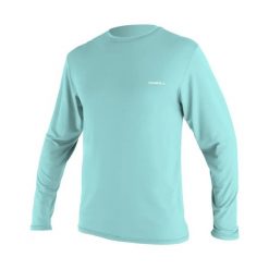 T-shirt z długimi rękawami przeciwdziałający UV O'Neill Basic Skins. Niebieskie t-shirty męskie O'Neill, s, bez wzorów, z materiału, bez kołnierzyka. Za 139.00 zł.