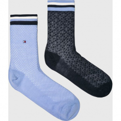 Tommy Hilfiger - Skarpetki (2-pack). Szare skarpety damskie Tommy Hilfiger, z bawełny. W wyprzedaży za 39.90 zł.