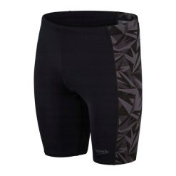 Męskie Spodenki Kąpielowe Hyperboom Panel Endurance+. Czarne kąpielówki męskie Speedo, m, bez wzorów, z poliesteru. Za 209.99 zł.