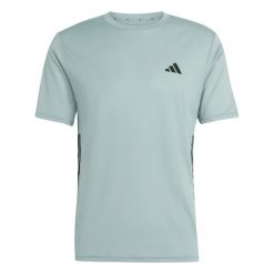 Koszulka adidas Essentials Base 3-stripes. Czarne buty sportowe męskie Adidas, bez zapięcia, na fitness i siłownię, climacool (adidas). Za 187.00 zł.