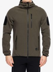 Kurtka polarowa męska Helikon-Tex Polar Patriot Pro. Brązowe kurtki męskie HELIKON-TEX, l, bez wzorów, z materiału, eleganckie, bez kaptura. Za 549.99 zł.