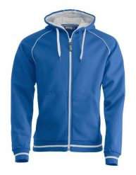 Clique Gerry bluza z kapturem unisex z dzianiny strukturalnej, wnętrze. Niebieskie bluzy sportowe męskie CLIQUE, s, bez wzorów, z bawełny, z kapturem. Za 276.22 zł.