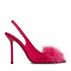 Szpilki Eva Minge. Czerwone szpilki damskie Eva Minge, bez wzorów, bez obcasa, bez zapięcia. Za 479.99 zł.