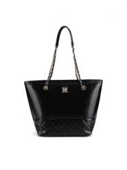 Nine West Torebka BW2A0079 Czarny. Czarne torebki do ręki damskie Nine West, bez wzorów, z tworzywa sztucznego, bez dodatków. Za 229.99 zł.